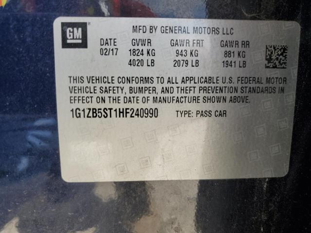 2017 CHEVROLET MALIBU LS - 1G1ZB5ST1HF240990