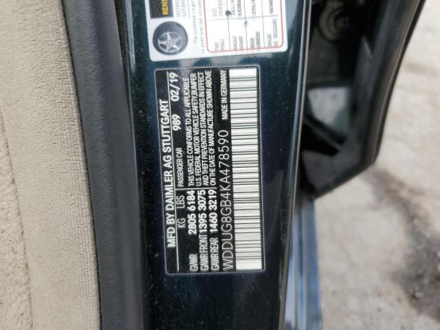 2019 MERCEDES-BENZ S 560 4MAT - WDDUG8GB4KA478590
