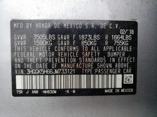 2018 HONDA FIT SPORT - 3HGGK5H66JM733121