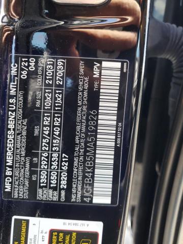 2021 MERCEDES-BENZ GLE 350 4M - 4JGFB4KB5MA519826
