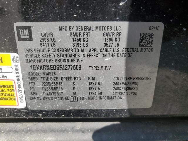 2015 GMC ACADIA 1GKKRNED6FJ277508