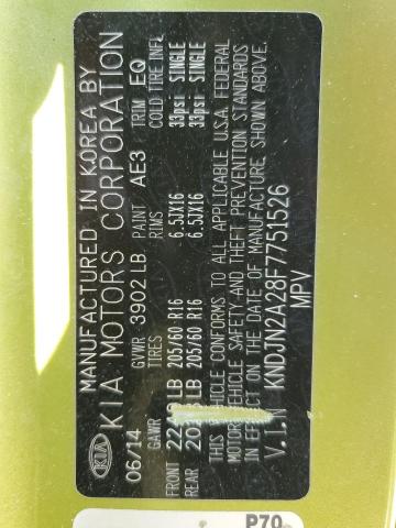 2015 KIA SOUL - KNDJN2A28F7751526