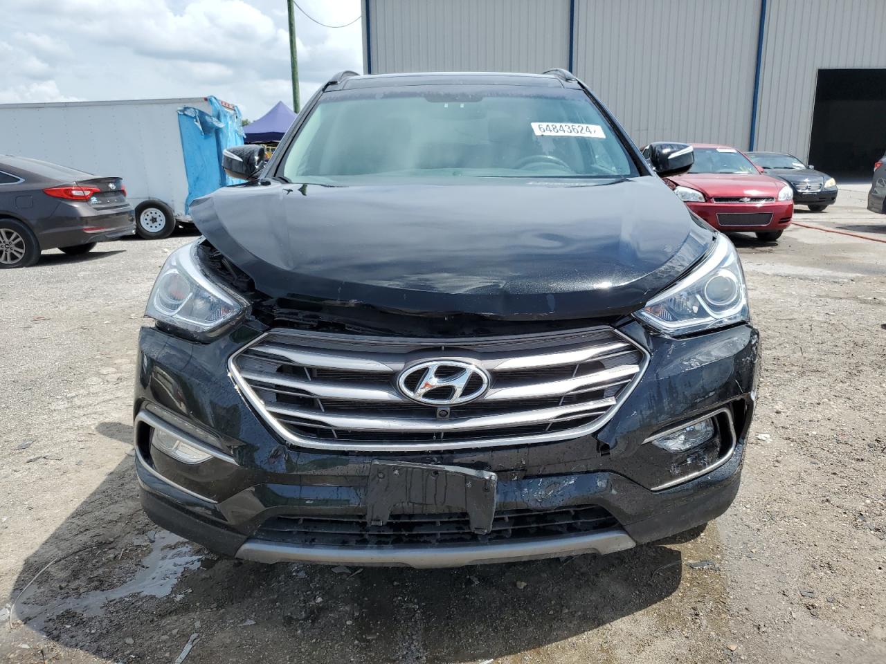 Lot #2756552638 2017 HYUNDAI SANTA FE S