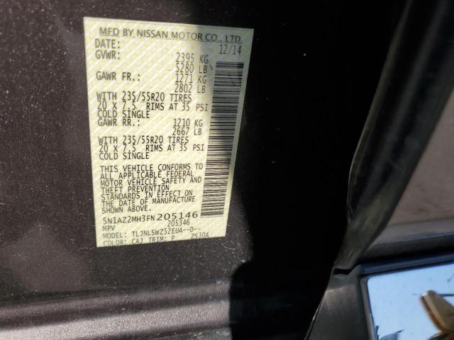 2015 NISSAN MURANO S - 5N1AZ2MH3FN205146