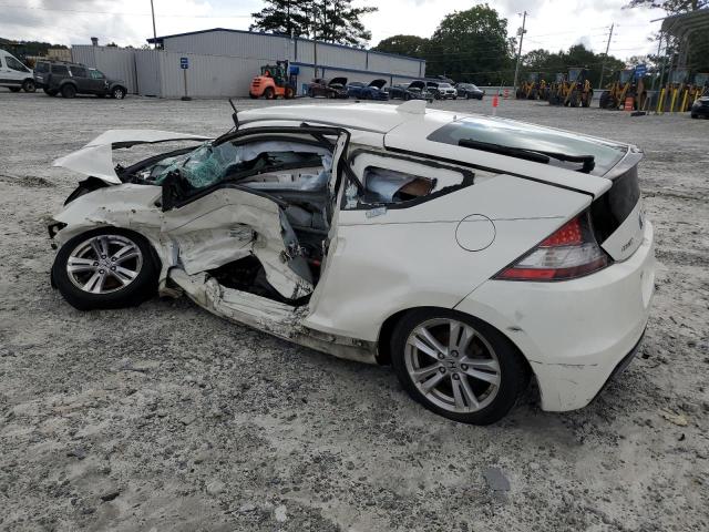 HONDA CR-Z EX 2011 white hatchbac hybrid engine JHMZF1D62BS008035 photo #3