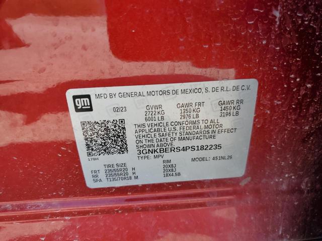 2023 CHEVROLET BLAZER RS - 3GNKBERS4PS182235