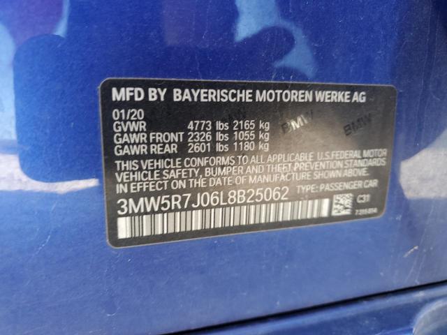 2020 BMW 330XI - 3MW5R7J06L8B25062