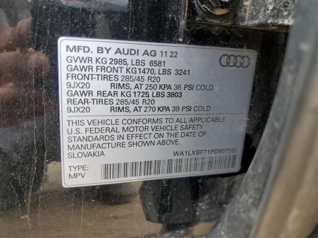 VIN WA1LXBF71PD007562 2023 Audi Q7, Premium Plus no.13