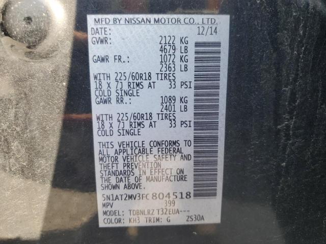 2015 NISSAN ROGUE S - 5N1AT2MV3FC804518