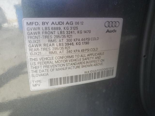 VIN WA1DGAFE5DD001546 2013 Audi Q7, Prestige no.13