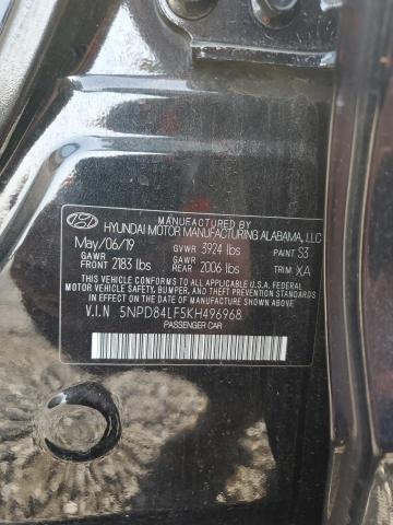 VIN 5NPD84LF5KH496968 2019 Hyundai Elantra, Sel no.12