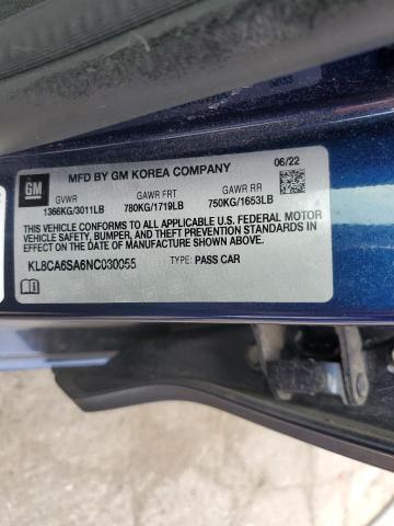 2022 CHEVROLET SPARK LS - KL8CA6SA6NC030055