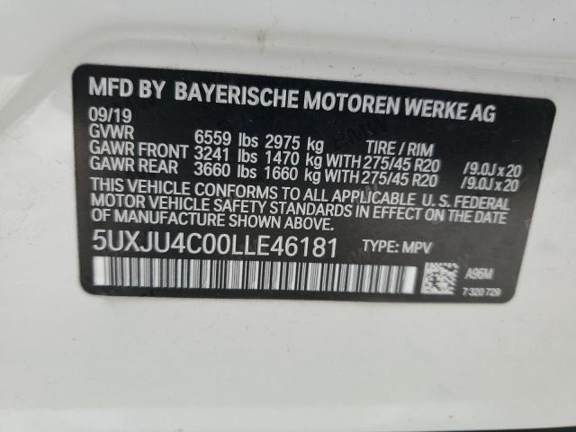 2020 BMW X5 M50I - 5UXJU4C00LLE46181