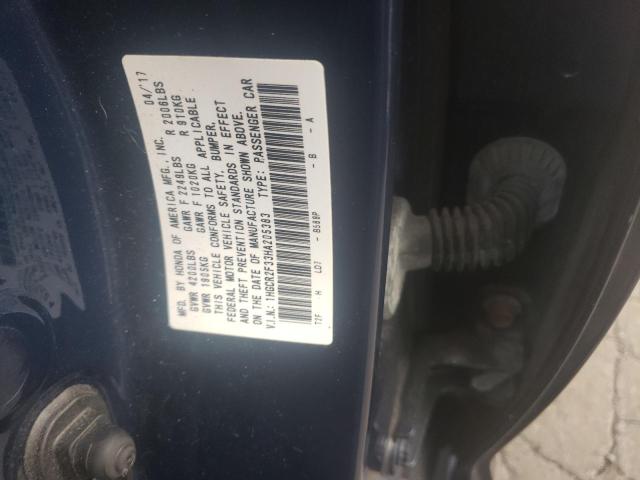 2017 HONDA ACCORD LX 1HGCR2F33HA205383  68116314