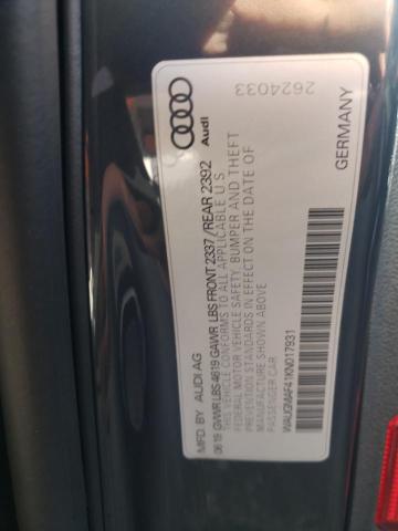 VIN WAUGMAF41KN017931 2019 Audi A4, Premium no.12