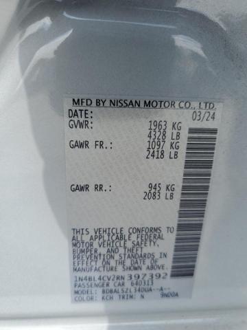 2024 NISSAN ALTIMA SR - 1N4BL4CV2RN397392