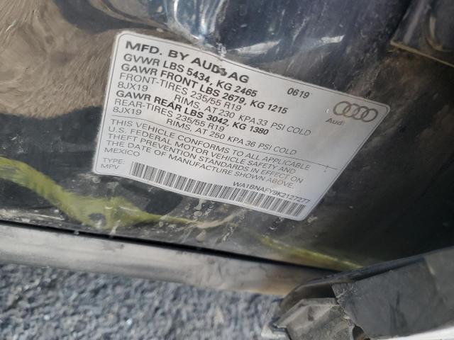 2019 AUDI Q5 PREMIUM - WA1BNAFY9K2127277