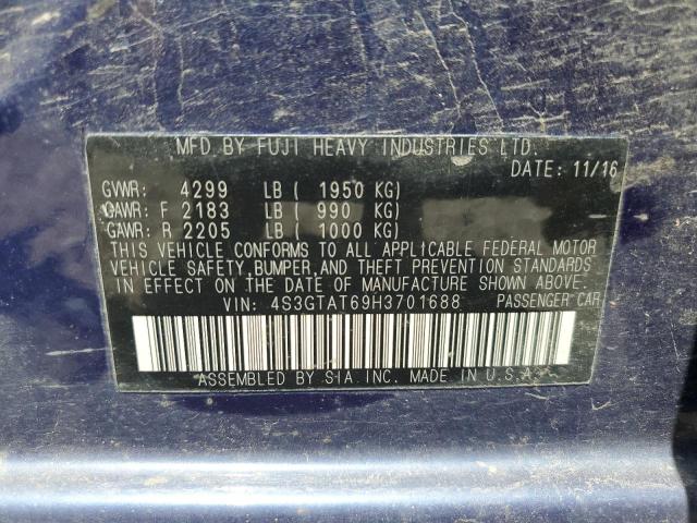 2017 SUBARU IMPREZA LI - 4S3GTAT69H3701688