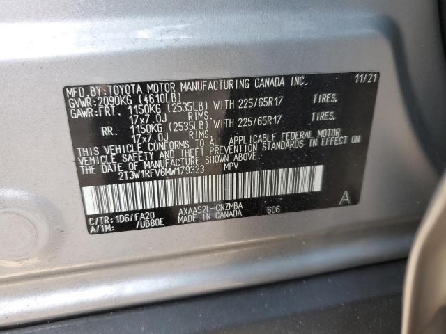 2021 TOYOTA RAV4 XLE - 2T3W1RFV6MW179323