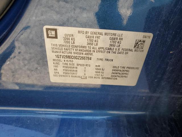 2016 GMC SIERRA K15 - 1GTV2MEC6GZ266784