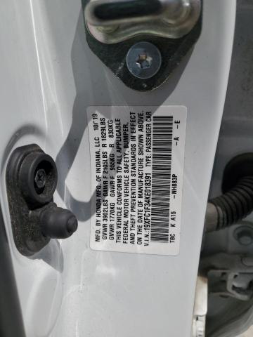 2019 HONDA CIVIC EX - 19XFC1F34KE018391