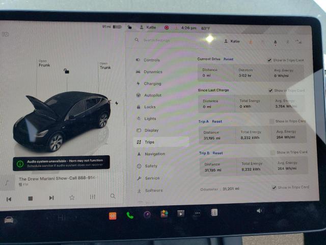 2022 TESLA MODEL Y - 7SAYGDEE5NA008775