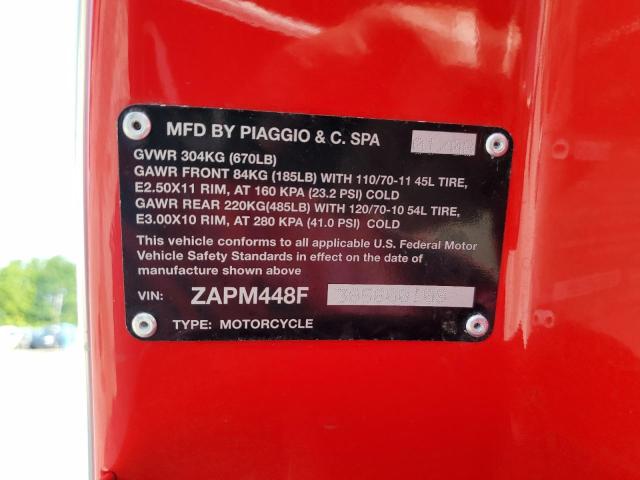 2008 VESPA LX 150 ZAPM448F385600109