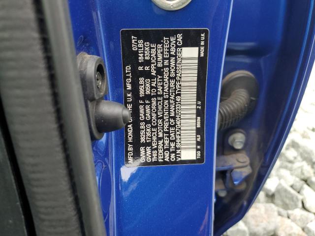 2017 HONDA CIVIC SPOR - SHHFK7G40HU233149