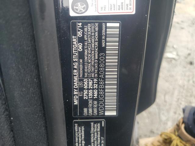2015 MERCEDES-BENZ S 550 4MAT - WDDUG8FB8FA088003