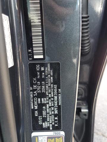 2021 KIA FORTE FE - 3KPF24ADXME394648