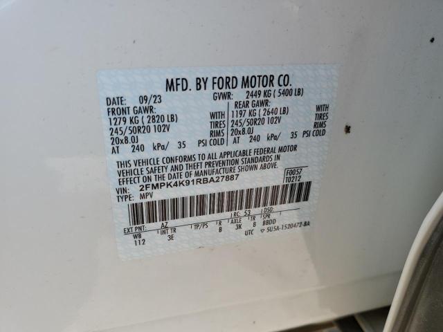 2024 FORD EDGE TITAN - 2FMPK4K91RBA27887