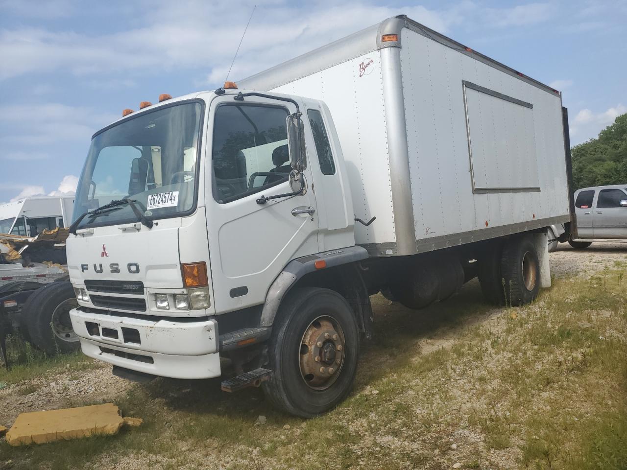 MITSUBISHI FM 61F 2007 white tilt cab diesel JL6DGJ1E67K009921 photo #1