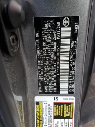 VIN 4T1B11HKXJU007271 2018 Toyota Camry, L no.12