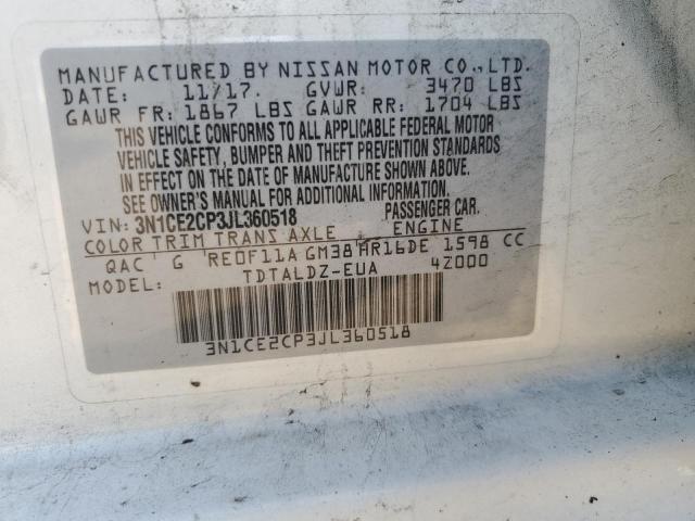 2018 NISSAN VERSA NOTE - 3N1CE2CP3JL360518