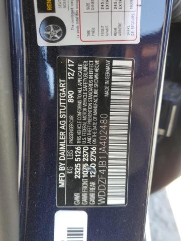 2018 MERCEDES-BENZ E 300 - WDDZF4JB1JA402480