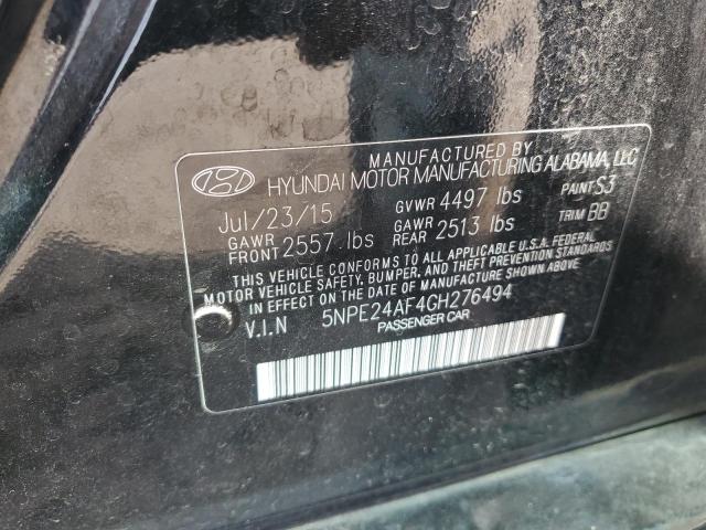 2016 HYUNDAI SONATA SE - 5NPE24AF4GH276494