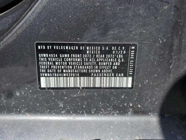 2020 VOLKSWAGEN JETTA S - 3VWN57BU4LM020816