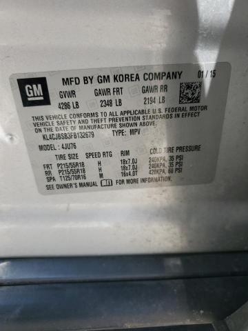 2015 BUICK ENCORE CON - KL4CJBSB3FB132679