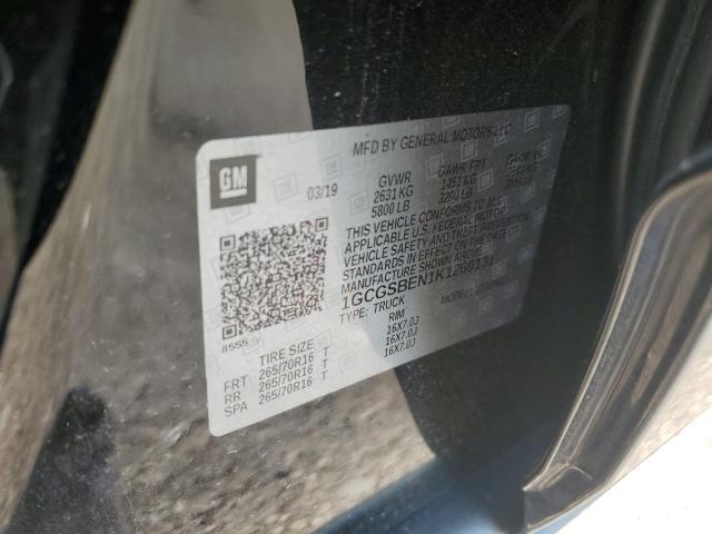 2019 CHEVROLET COLORADO - 1GCGSBEN1K1269131