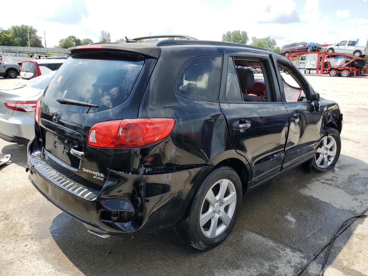 Lot #2778621932 2009 HYUNDAI SANTA FE S