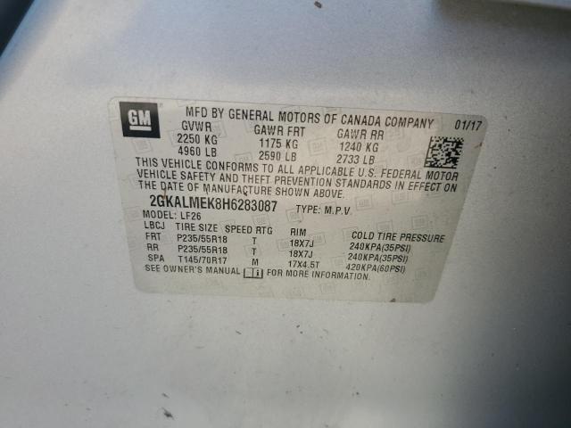 2017 GMC TERRAIN SL - 2GKALMEK8H6283087