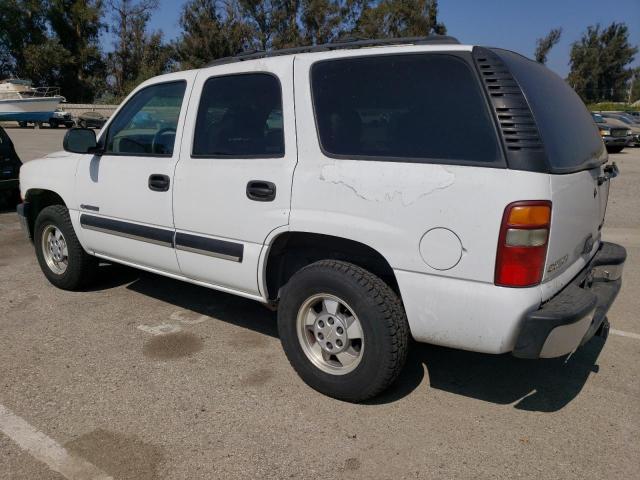 CHEVROLET TAHOE C150 2001 white  gas 1GNEC13T21J140773 photo #3