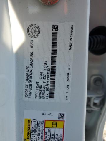 2024 HONDA CIVIC EX - 2HGFE2F35RH112957