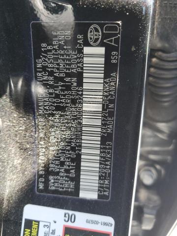 2018 TOYOTA COROLLA L - 2T1BURHE3JC063246