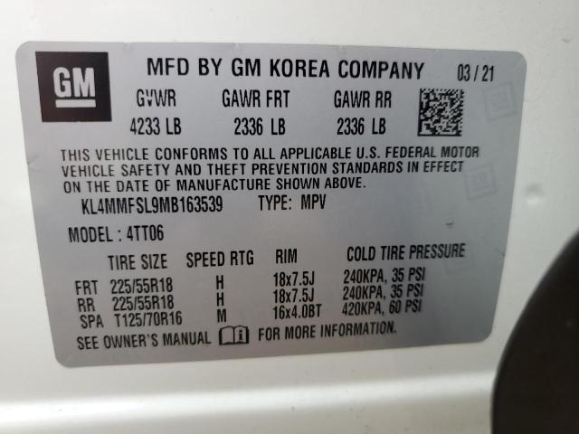2021 BUICK ENCORE GX - KL4MMFSL9MB163539