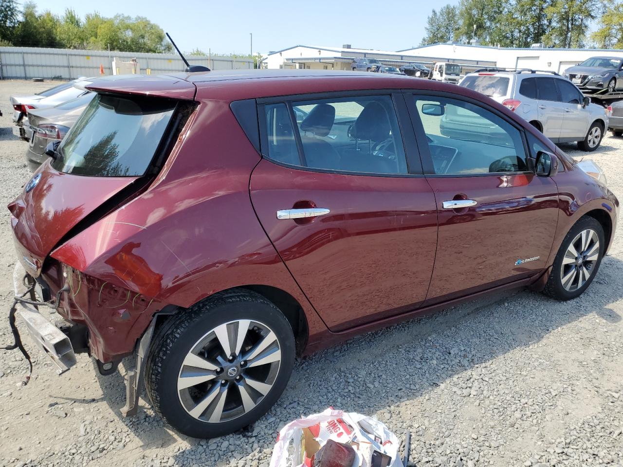 Lot #2955662451 2016 NISSAN LEAF SV