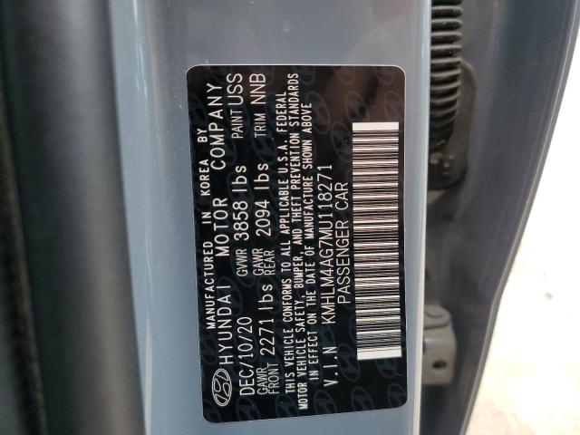 2021 HYUNDAI ELANTRA SE - KMHLM4AG7MU118271