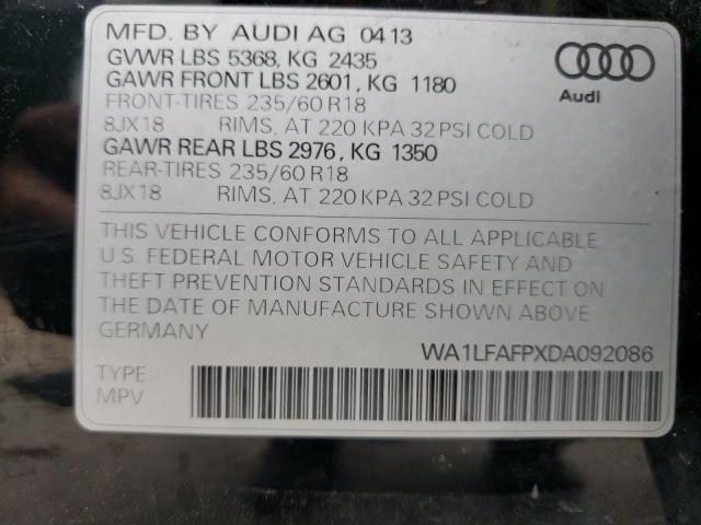 VIN WA1LFAFPXDA092086 2013 Audi Q5, Premium Plus no.14