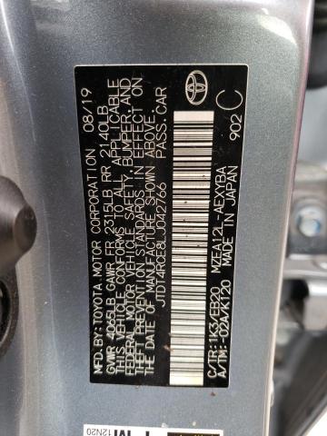 2020 TOYOTA COROLLA XS - JTDT4RCE8LJ042766