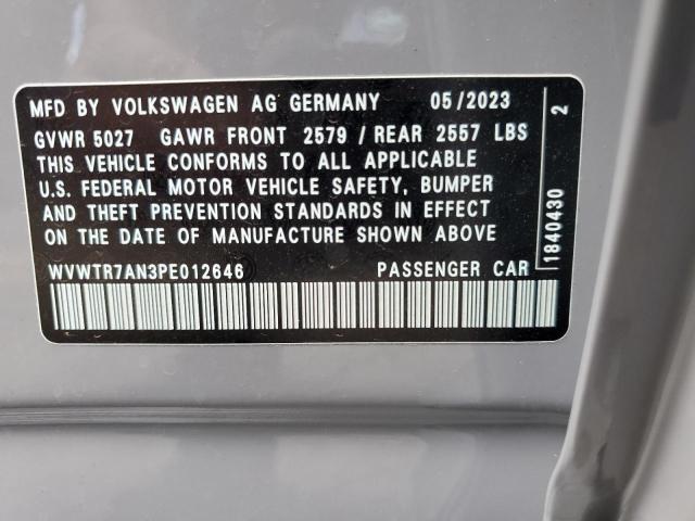 2023 VOLKSWAGEN ARTEON SEL - WVWTR7AN3PE012646